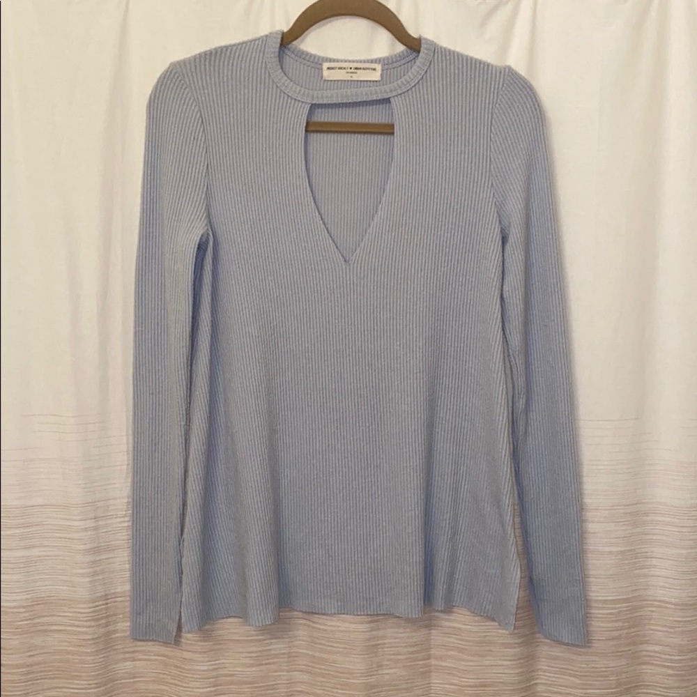 Urban Outfitters Project Social T Blue Long Sleeve